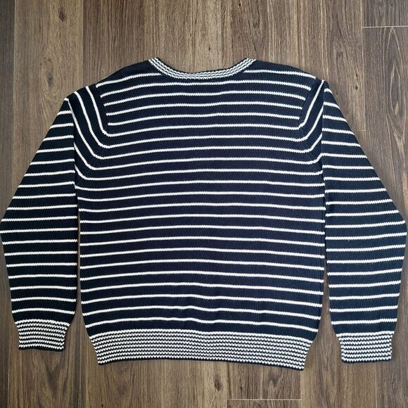💙 Talbots Full Zipper Cardigan Sweater 100% Cotton - Picture 8 of 9